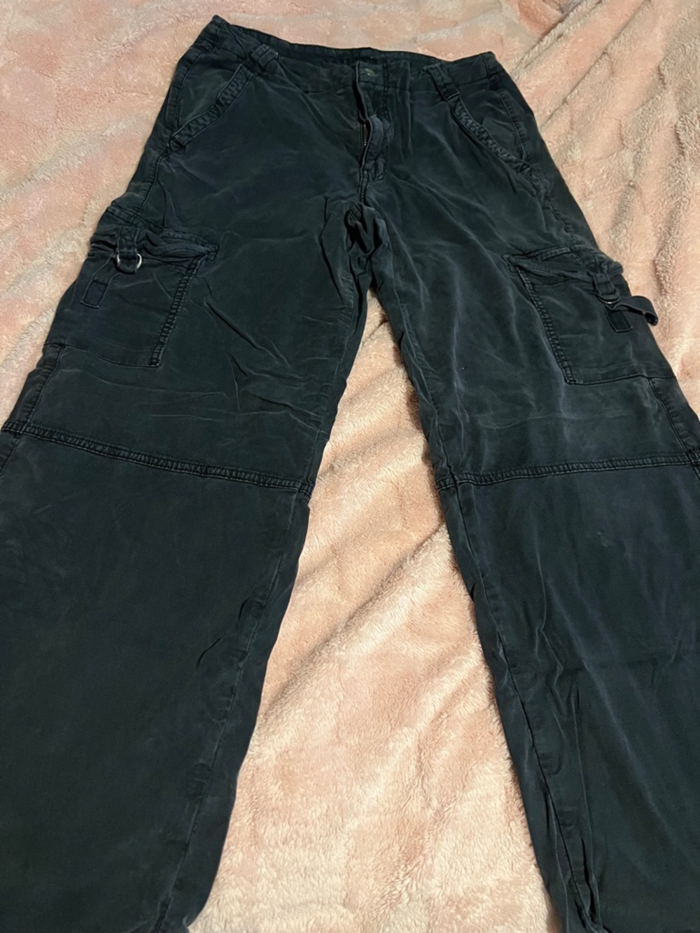 American Eagle Outfitters Women's Black Straight Leg Jeans